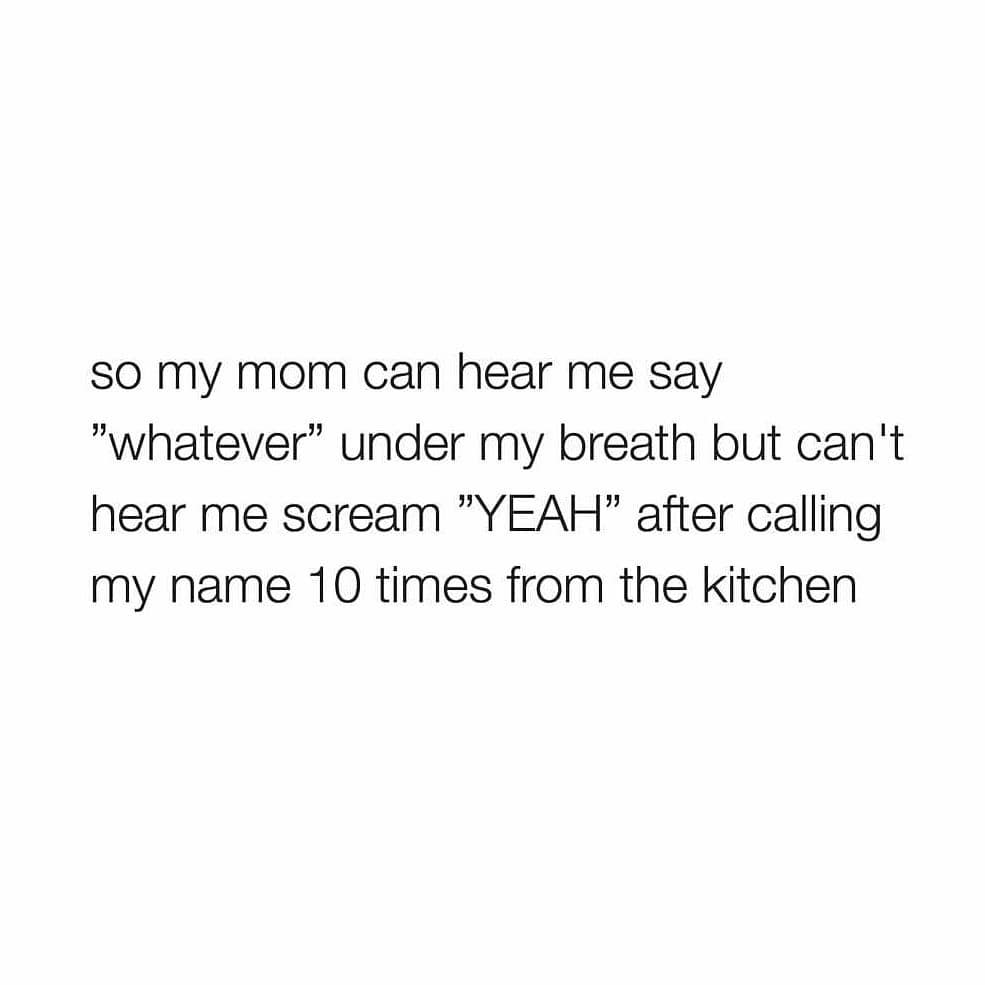 so my mom can hear me say
