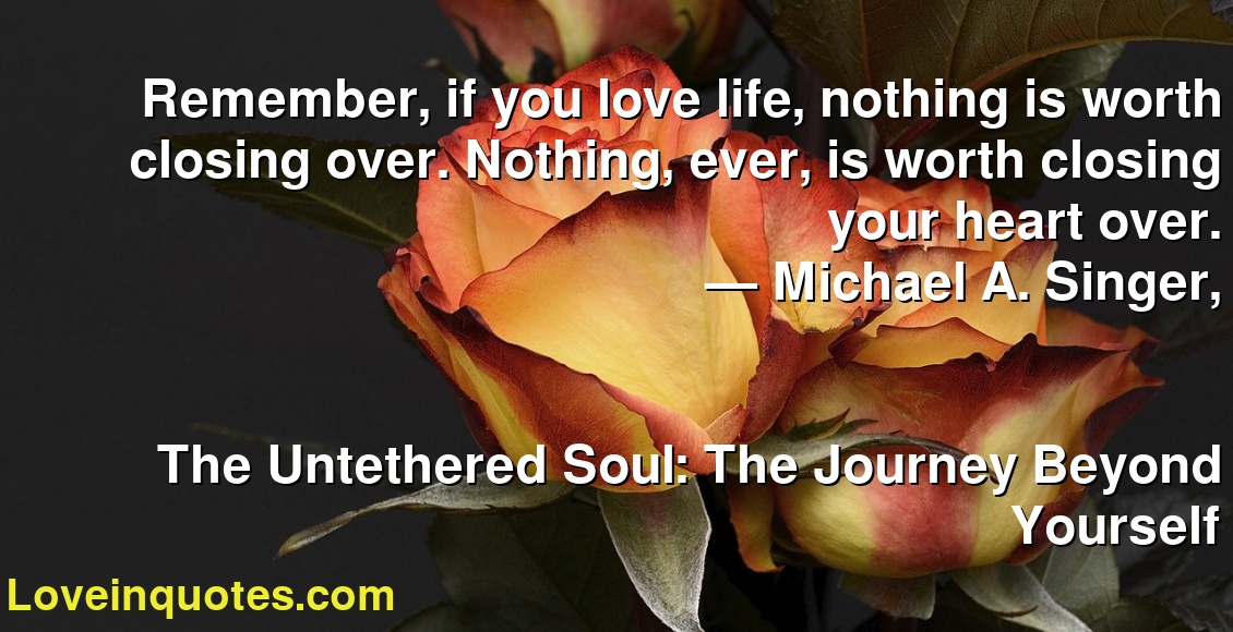 the untethered soul death quote